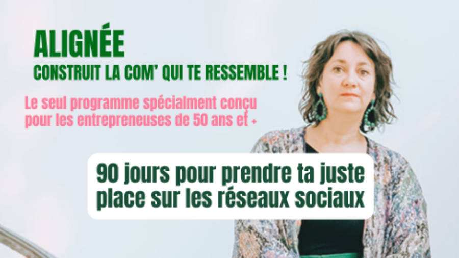 Alignée, le seul programme pour les entrepreneuses de 50 ans et +